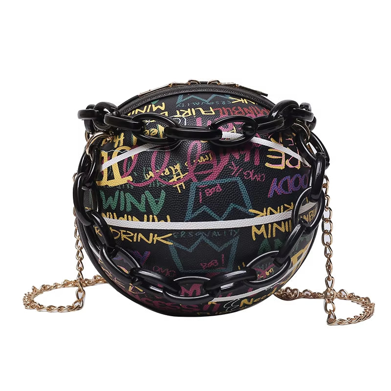 Graffiti Basketball Bags for Women 