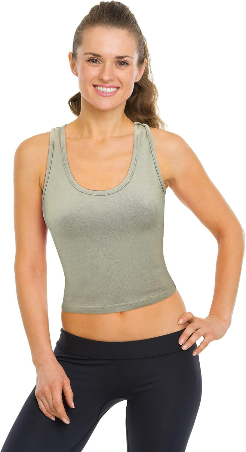 6 Pieces Basic Sleeveless Tank Tops for Women