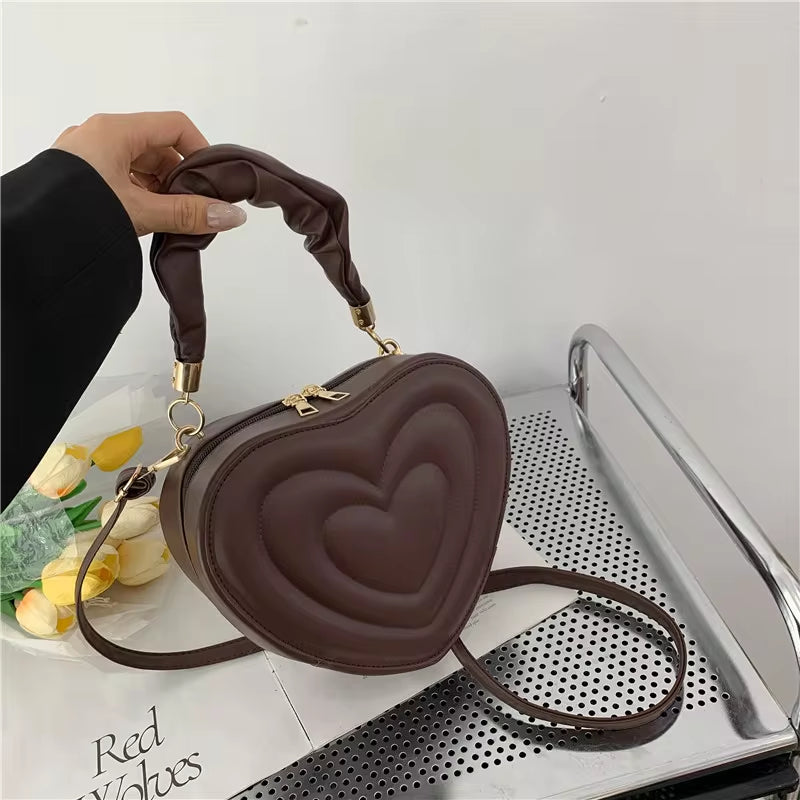 Heart Shape Shoulder Bag for Women