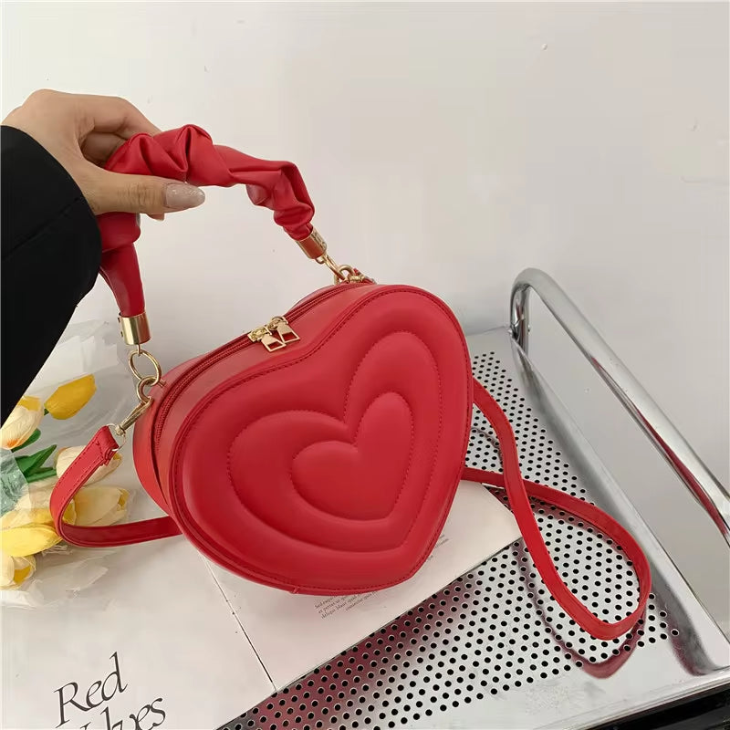 Heart Shape Shoulder Bag for Women