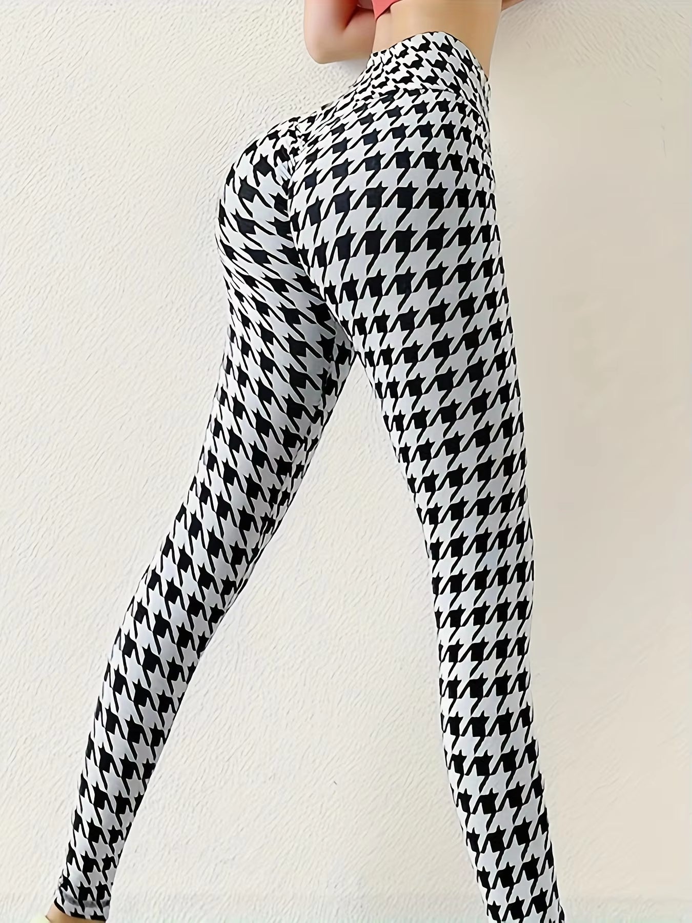 Plus Size Print Skinny Leggings 