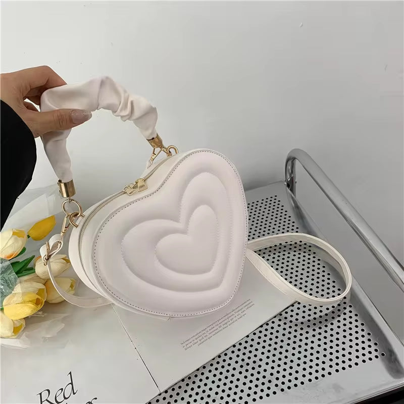 Heart Shape Shoulder Bag for Women