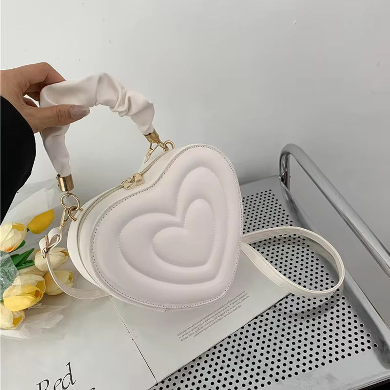 Heart Shape Shoulder Bag for Women