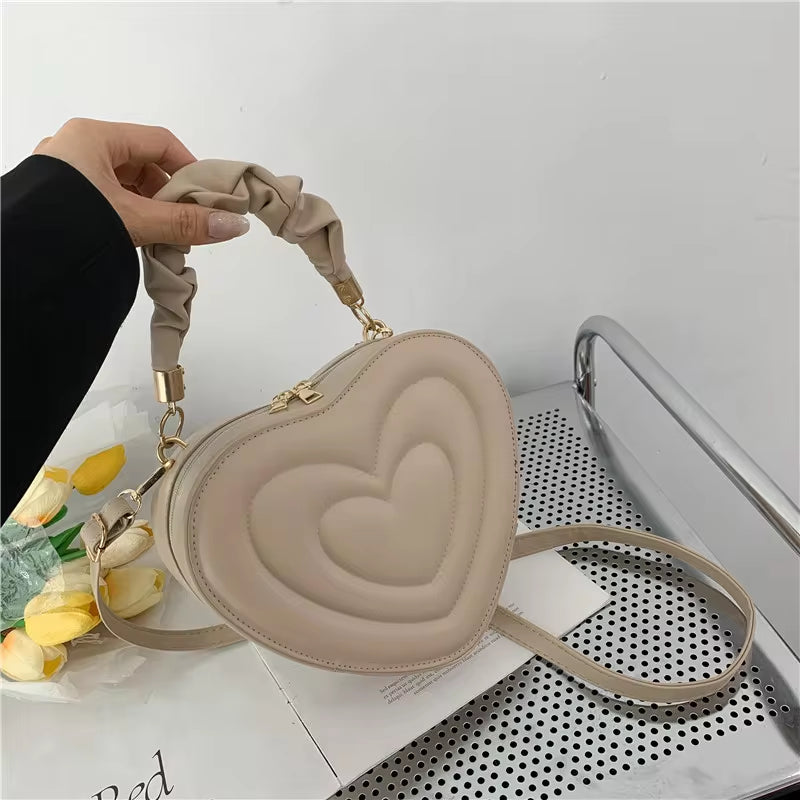 Heart Shape Shoulder Bag for Women