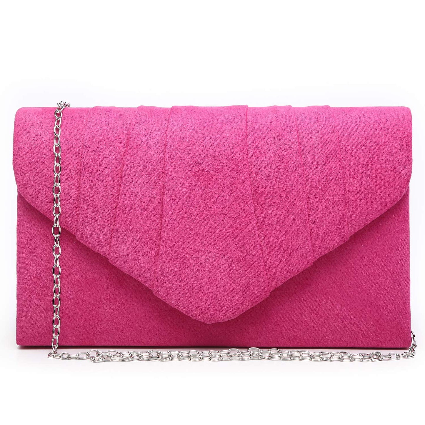 Women's Evening Bag Pleated Envelope Clutch Handbag 