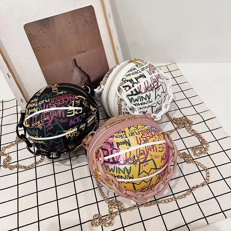 Graffiti Basketball Bags for Women 