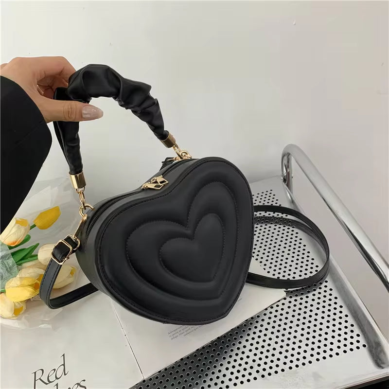 Heart Shape Shoulder Bag for Women