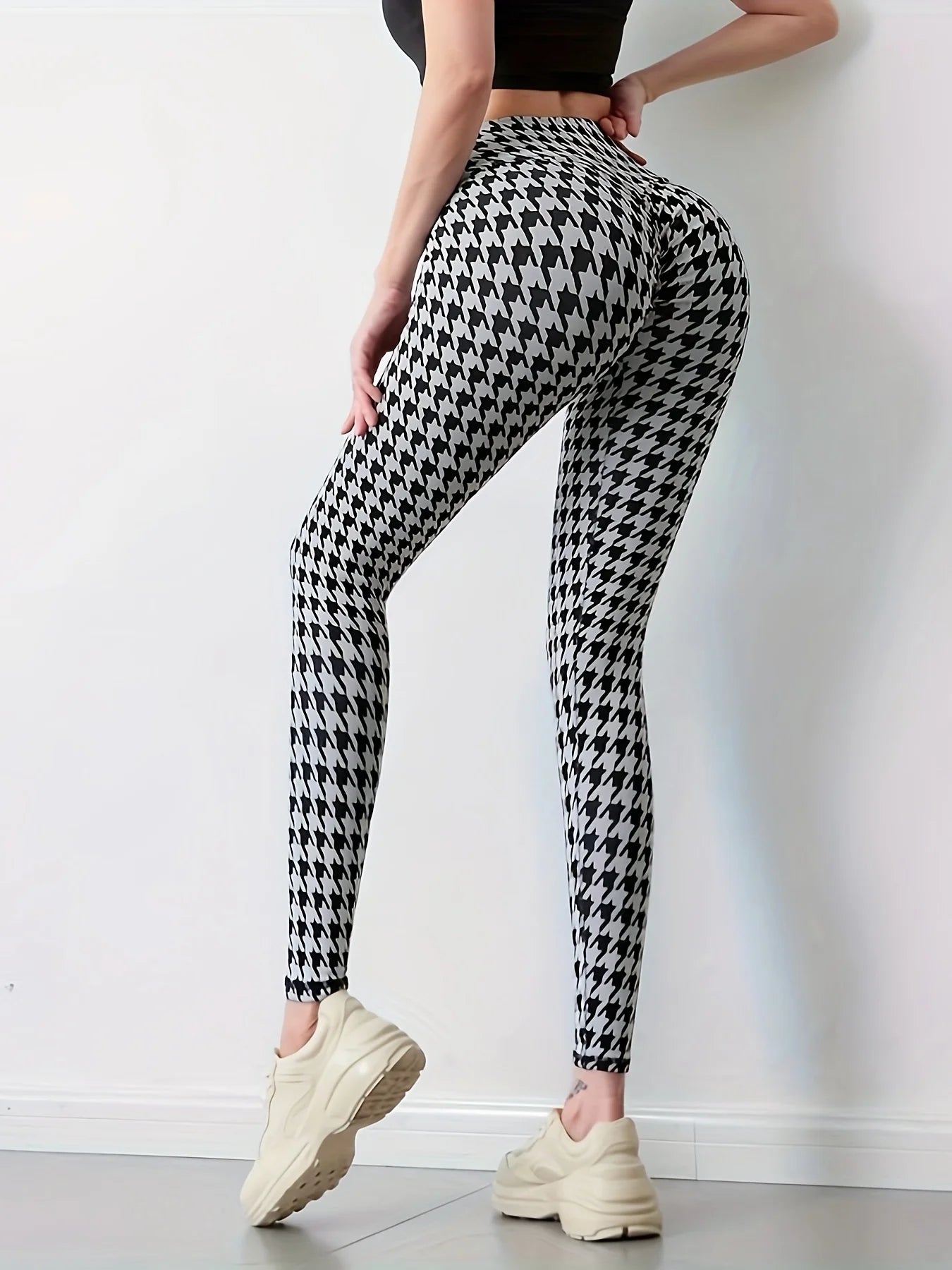 Plus Size Print Skinny Leggings 