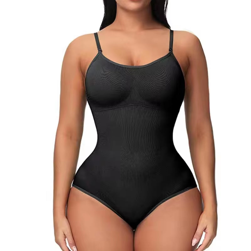 V Neck Spaghetti Strap Bodysuit