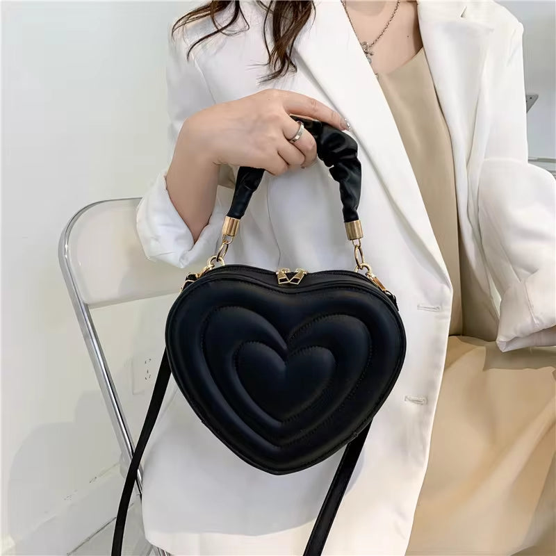 Heart Shape Shoulder Bag for Women