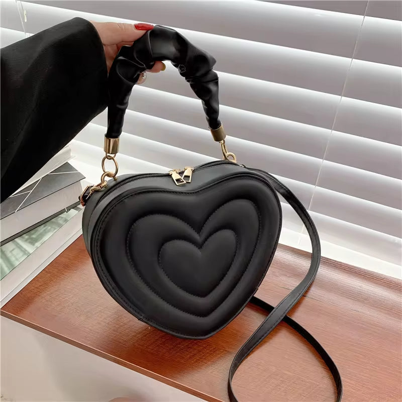 Heart Shape Shoulder Bag for Women